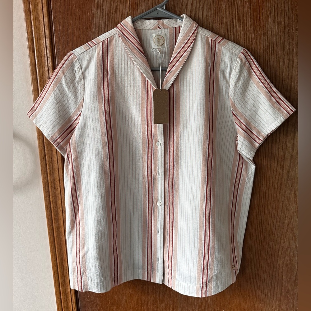 NWT Des Petits Hauts striped blouse